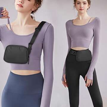 Amazerbst Waterproof Fanny Pack - Adjustable & Stylish