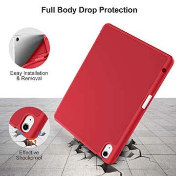 Akkerds iPad Air Case with Pencil Holder & Auto Sleep