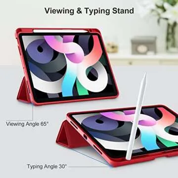 Akkerds iPad Air Case with Pencil Holder & Auto Sleep