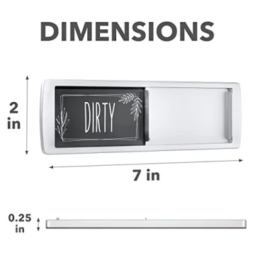 Stylish Dishwasher Magnet Clean Dirty Sign for Kitchen Organization