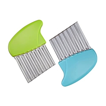 Fun Crinkle Cutter Set for Safe and Easy Food Prep