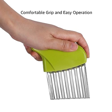 Fun Crinkle Cutter Set for Safe and Easy Food Prep