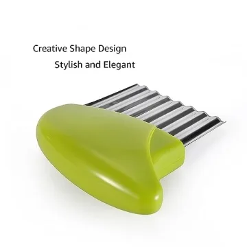 Fun Crinkle Cutter Set for Safe and Easy Food Prep