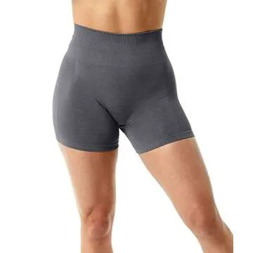 Unthewe Workout Butt Lifting Shorts for Women High Waisted Seamless Gym Yoga Booty Shorts(U526-Scrun...