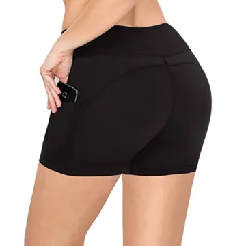 SATINA Biker Shorts - Soft, High Waist with Pockets