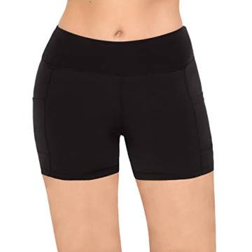 SATINA Biker Shorts - Soft, High Waist with Pockets