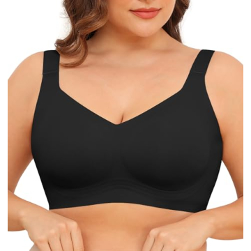 Xcutting Women's Bras T-Shirt Bra Wirefree Bras for Women Full Coverage No Underwire Everyday Bras C...