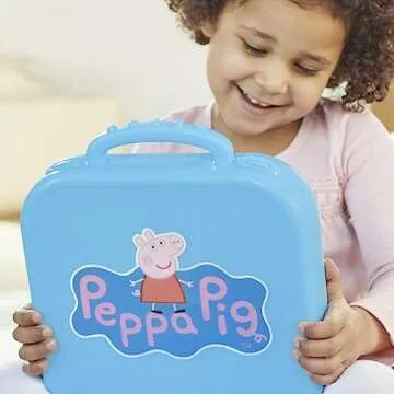 Peppa Pig Peppa’s Alphabet Case, ABC Learning Toys, Puzzle Preschool Games for Classroom, Back to School Gifts for Kids, Ages 3+