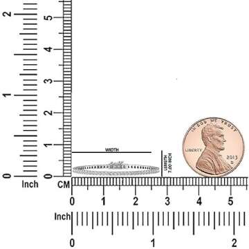 ARAIYA FINE JEWELRY 14K White Gold Round-shape Lab Grown Diamond Tennis Bracelet (7 cttw, E-F Color, VS1 Clarity) 7"