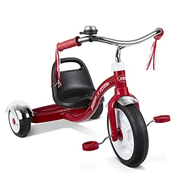 Radio Flyer Big Red Classic Tricycle for Toddlers Age 2-5 - Durable, Adjustable, Fun!