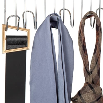 Amazon Basics Wooden Belt Hanger - Natural 2-Pack