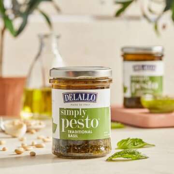 Delallo Pesto Olive Oil, 6 Oz