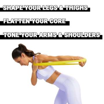 Beachbody Resistance Bands for Booty and Thigh Workouts, Unisex Strength Workout Exercise Loops for Women & Men, Light, Medium & Heavy Resistance Levels, 9 Inch, 3 Pack