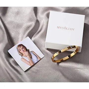 MVCOLEDY Bangle Bracelet Gift for Women | Stylish and Durable