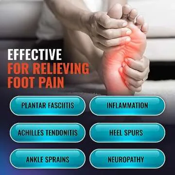 PhysFlex Compression Socks for Plantar Fasciitis, Achilles Tendonitis Relief - (1 Pair) Ankle Compression Sleeve for Heel Spurs, Foot Swelling & Fatigue - Arch Support Brace for Everyday Use