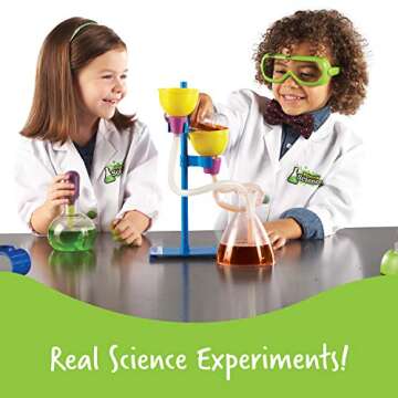 Learning Resources Primary Science Deluxe Lab Set - 45 Pieces, Ages 3+ Preschool Science Kit, STEM T...