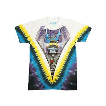 Liquid Blue unisex adult Grateful Dead Gd Taxi New York City T-shirt T Shirt, Multi, Medium US