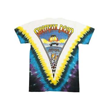 Liquid Blue unisex adult Grateful Dead Gd Taxi New York City T-shirt T Shirt, Multi, Medium US