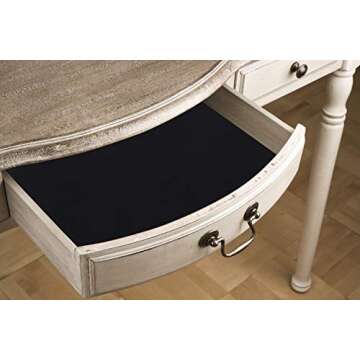 Black Self Adhesive Velvet Fabric Sticky Felt Sheets for Art & Crafts, Jewelry Box, Drawer Liners- 2PCS x (17.3" x 39.3")