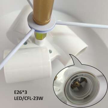 AXILAND Modern Light Fixture Ceiling Mount Flush Mount Drum Ceiling Light Fixture 3 Light Gold Semi Flush Mount Ceiling Light for Hallway Bedroom Entryway Foyer Office