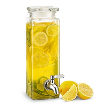 Kook 80 oz Glass Drink Dispenser for Every Occasion