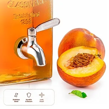 Kook 80 oz Glass Drink Dispenser for Every Occasion