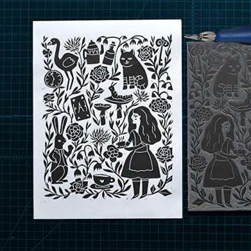 Falling in Art Soft Linoleum Carving Blocks - 2-Pack, 9x12 inches