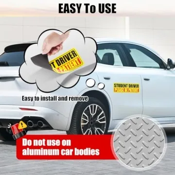 SINGARO Student Driver Magnets Set - Enhancing Road Safety for Learners