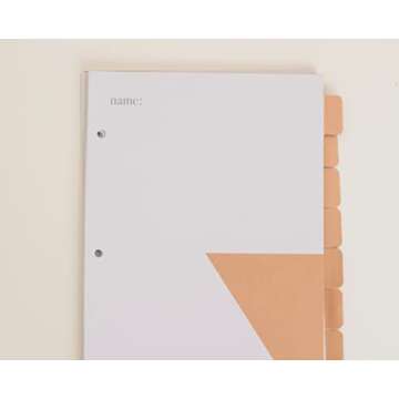 Orange Tab Additions for Your A5 Prayer Journal Binder