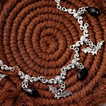Sacina Gothic Bat Choker Necklace for Gothic Style