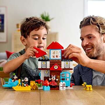 Magical LEGO DUPLO Disney Mickey's Vacation House Building Set