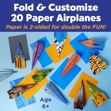 Creativity for Kids Paper Airplane Craft Kit for Ages 6-8