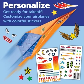 Creativity for Kids Paper Airplane Craft Kit for Ages 6-8