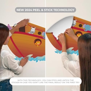 Personalized Jungle Animals Wall Decal for Nursery Decoration