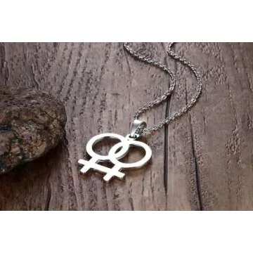 XKGD HoBST LGBT Pride Stainless Steel Necklace for Women