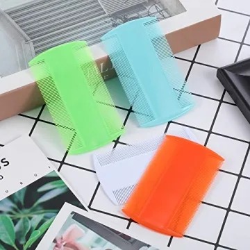 8-Piece Flea and Lice Comb Set for All Ages