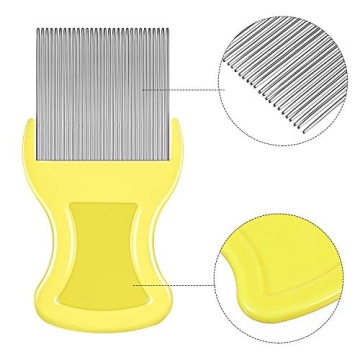 8-Piece Flea and Lice Comb Set for All Ages