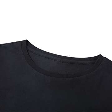 Let 'er Rip Cowboy Short Sleeve Country Music Women's T Shirt Letter Print Tees Vintage Graphic Top