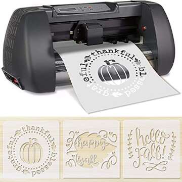 24 Pack 4 Mil Clear Mylar Stencil Sheets, 12" x 12" Blank Reusable Plastic Template Sheets for Cricut, Laser Cutting, Gyro-Cut Tool Template Material