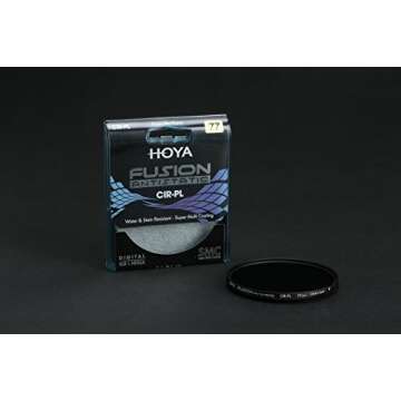 Hoya 77 mm Fusion Antistatic CIR-PL Filter - Enhance Your Photography Experience