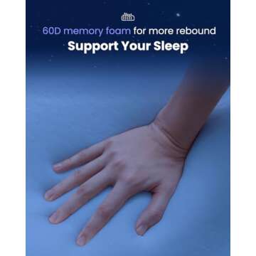 RENPHO Ultra Pain Relief Neck Pillow, Ergonomic Contour Memory Form Pillow for Side Back Stomach Sleeper with 2 Cooling Pillowcases, Orthopedic Cervical Pillow for Adult