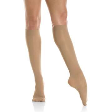 Mondor 106 Knee High Tights (Suntan) - Luxurious Microfiber Comfort