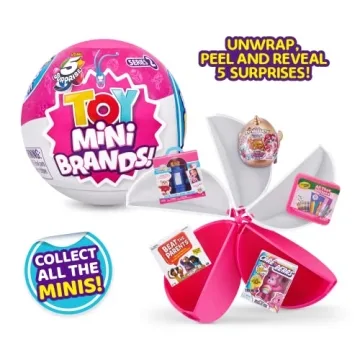5 Surprise Mini Brands by ZURU Collectors Case + 3 Capsules