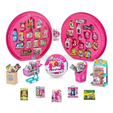 5 Surprise Mini Brands by ZURU Collectors Case + 3 Capsules