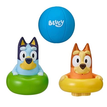 Bluey Bath Squirters 3-Pack for Fun Water Play
