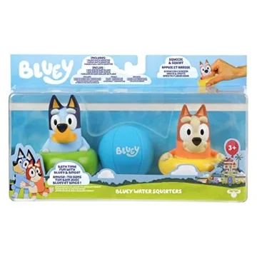 Engaging Bluey Bath Squirters 3-Pack for Kids