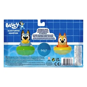 Engaging Bluey Bath Squirters 3-Pack for Kids