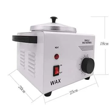 Professional Electric Wax Heater with Adjustable Temperature and Sticks