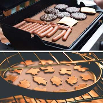 Isbasa 14 Pack Teflon Sheet and High Temp Tapes for Heat Press, 12" x 16" Teflon Heat Press Transfer Sheet, 4 Rolls High Temperature Heat Resistant Tape (12mm X 33m / 0.04 X 108ft)