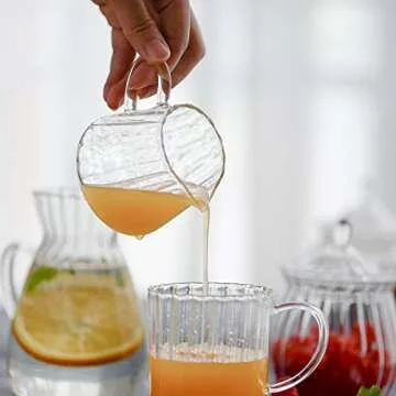 CHOOLD Creative Glass Creamer Pitcher in Unique Design